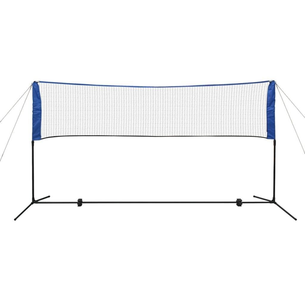 Badmintonnetz-Set mit Federbällen 300 x 155 cm