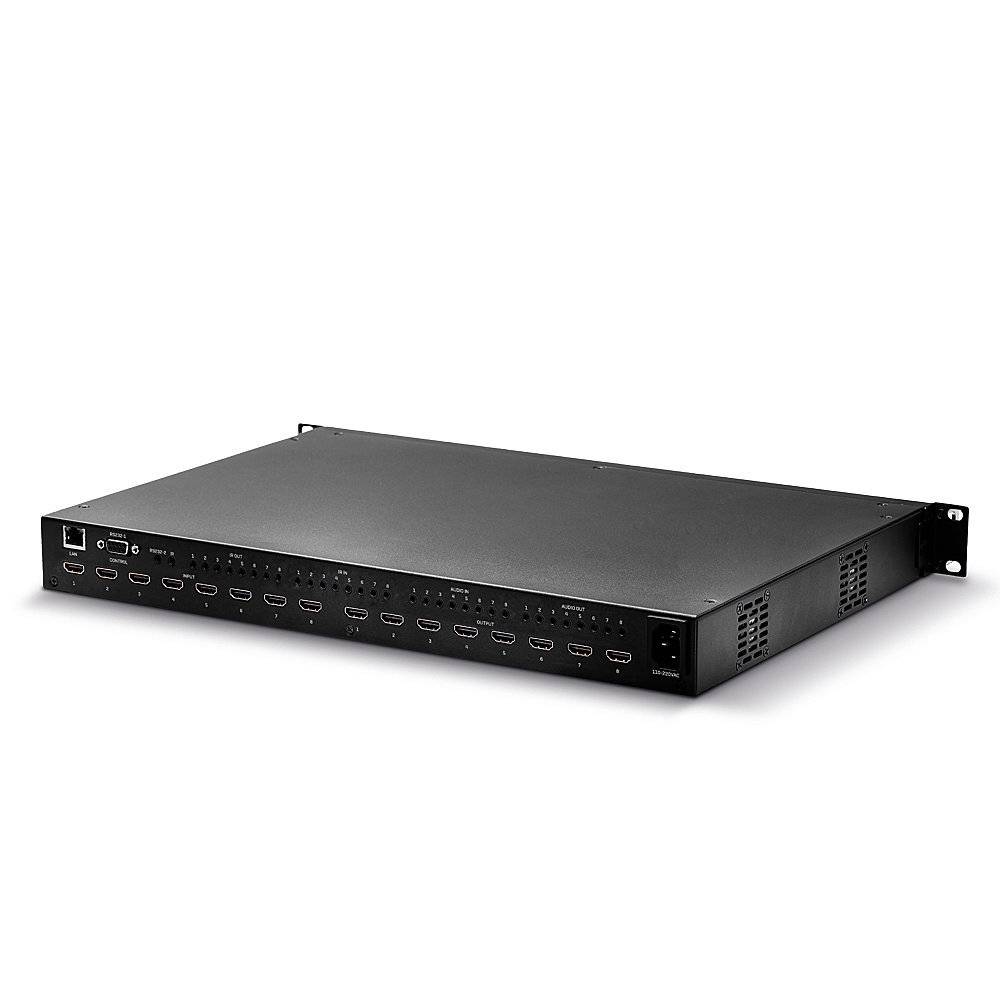 LINDY 8x8 HDMI 18G Matrix with Video Wall Scaling Multimedia-Technik Digital Signage