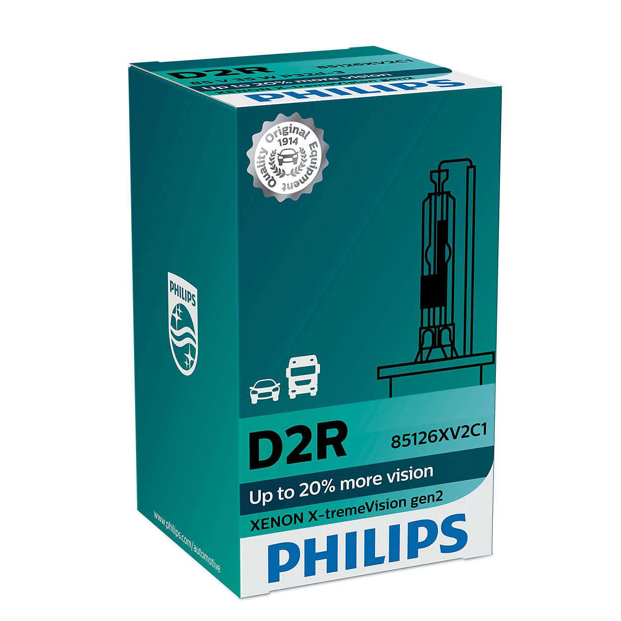 Philips Xenon X-tremeVision gen2 D2R P32d-3 35 W 85 V (1er Faltschachtel)