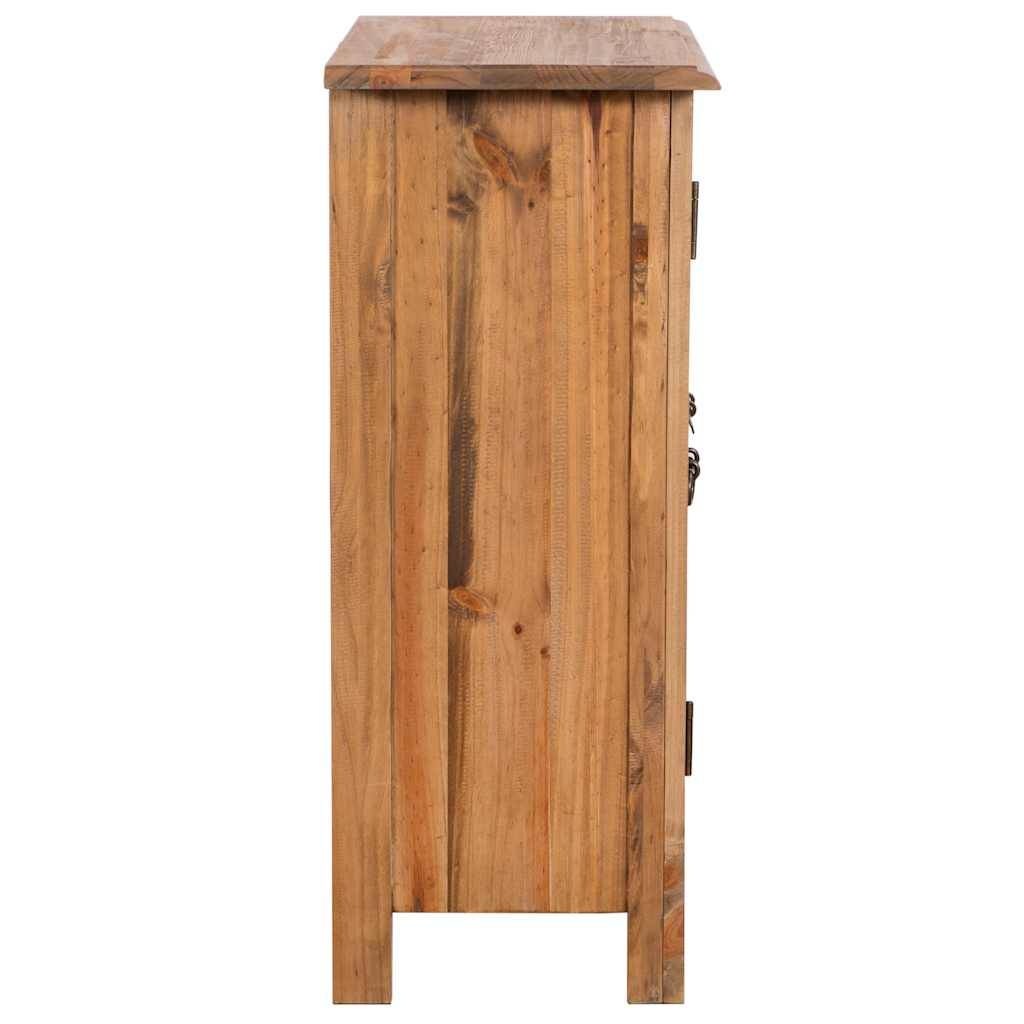 vidaXL Bad-Beistellschrank Massivholz Kiefer 59x32x80 cm