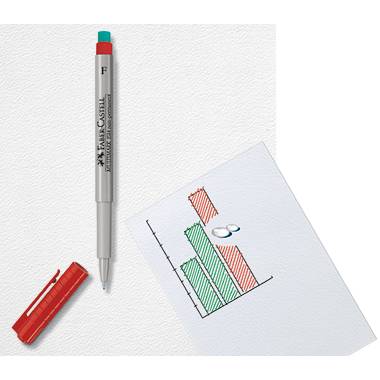 Faber-Castell Folienstift 1525 MULTIMARK M permanent 152599 Schwarz