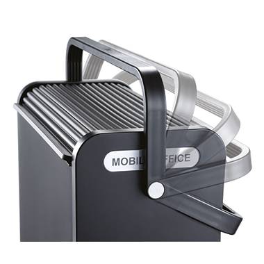 helit Hängebox H6110195 DIN A4 max. 25Mappen PS schwarz