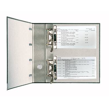 Leitz Doppelordner 1092-00-00 2 x DIN A5 quer Rückenbreite: 75 mm Schwarz Wolkenmarmor 4 Bügel 10920000