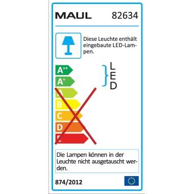 Maul 8263402 LED-Lupenleuchte mit Klemmfuß MAULviso 1.75 x 127 mm 2021 Energieeffizienzklasse E (A - G)