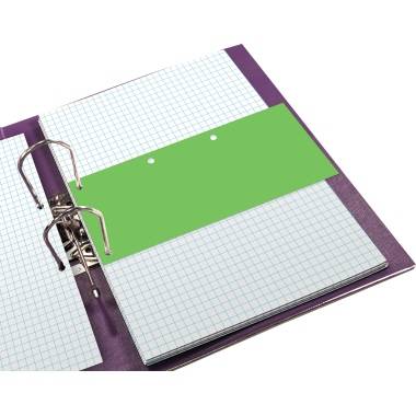 ELBA Trennstreifen Duo 400014012 160g Karton grün 60 St./Pack.