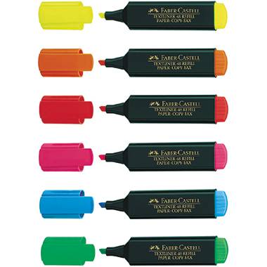 Faber-Castell Textmarker TEXTLINER 48 154828 1-5mm rosa