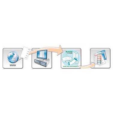 Leitz Register 12940000 DIN A4 1-12 volle Höhe PP farbig/transparent