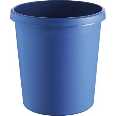 Helit the german H6105834 Papierkorb 18 l (Ø x H) 315 mm x 335 mm Polypropylen Blau 1 St.