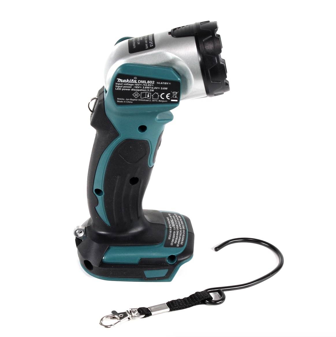 Makita DML 802 Z Akku Lampe für 14,4 und 18 V Akku Solo - ohne Akku, ohne Ladegerät