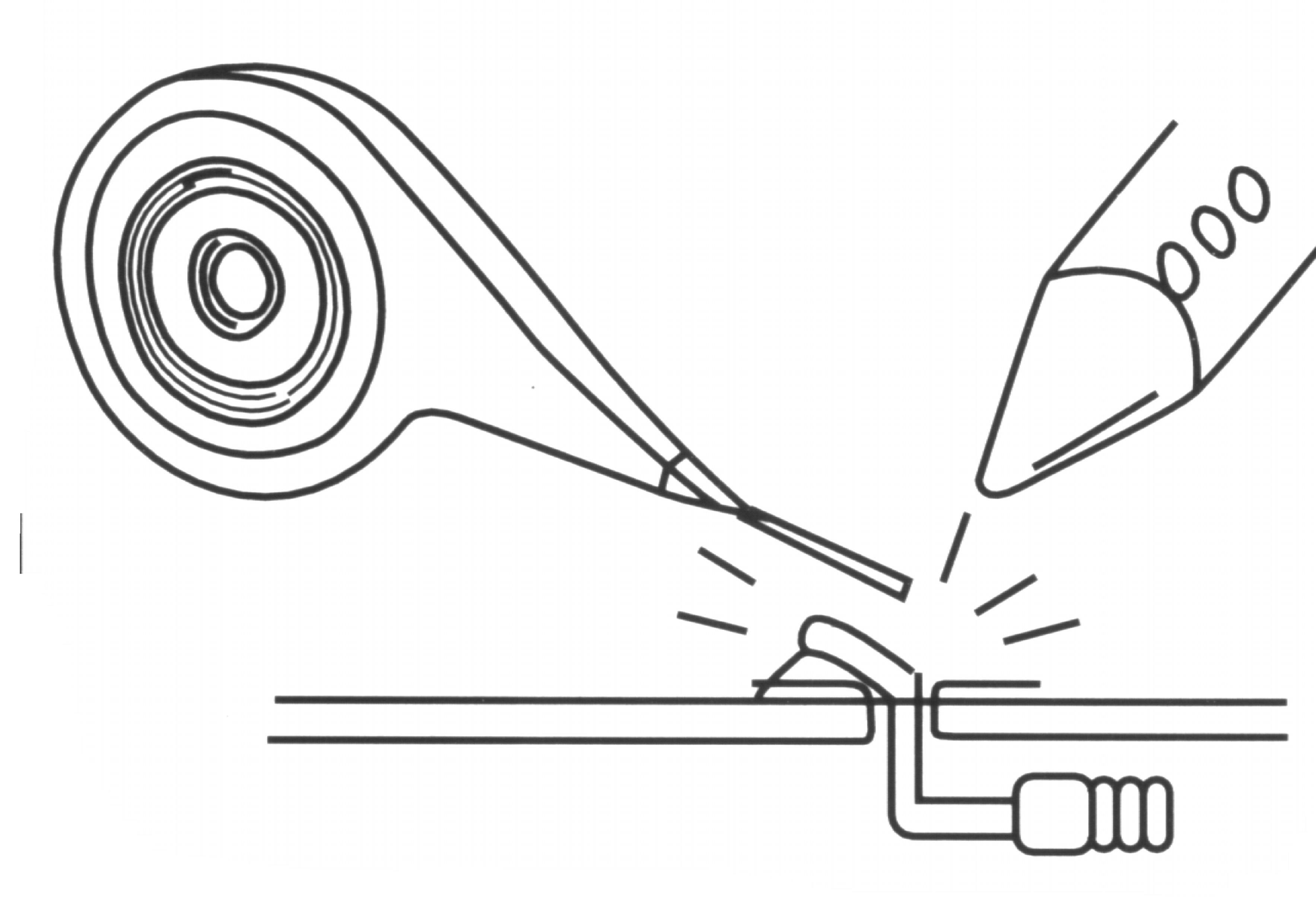 Arexx AW-200 Entlötlitze Länge 2m Breite 1.7mm Spender