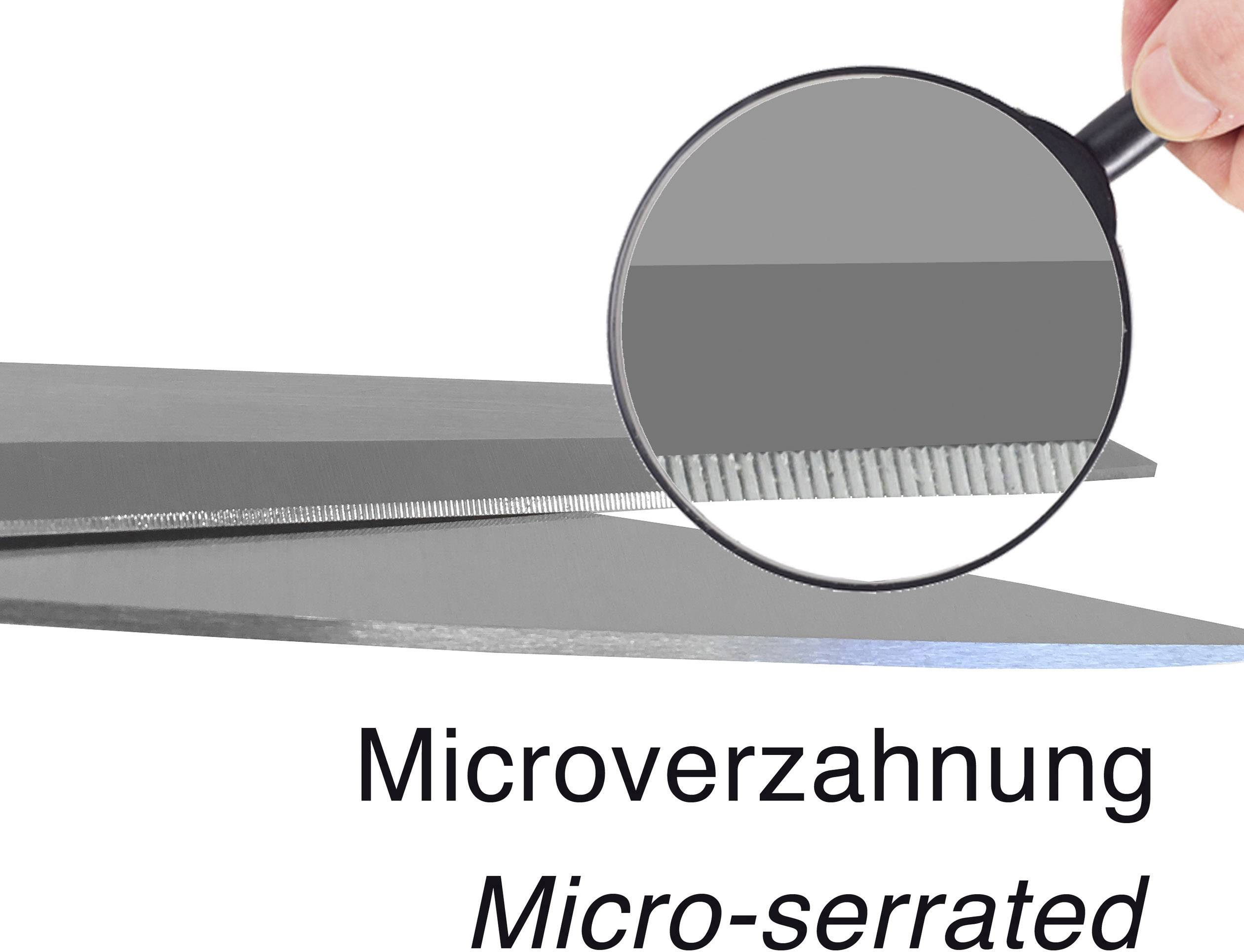 Gerade Schere für Glas- und Kohlefasergewebe Geeignet für Glasgewebe, bedingt für Aramid (Kevlar®) 812649