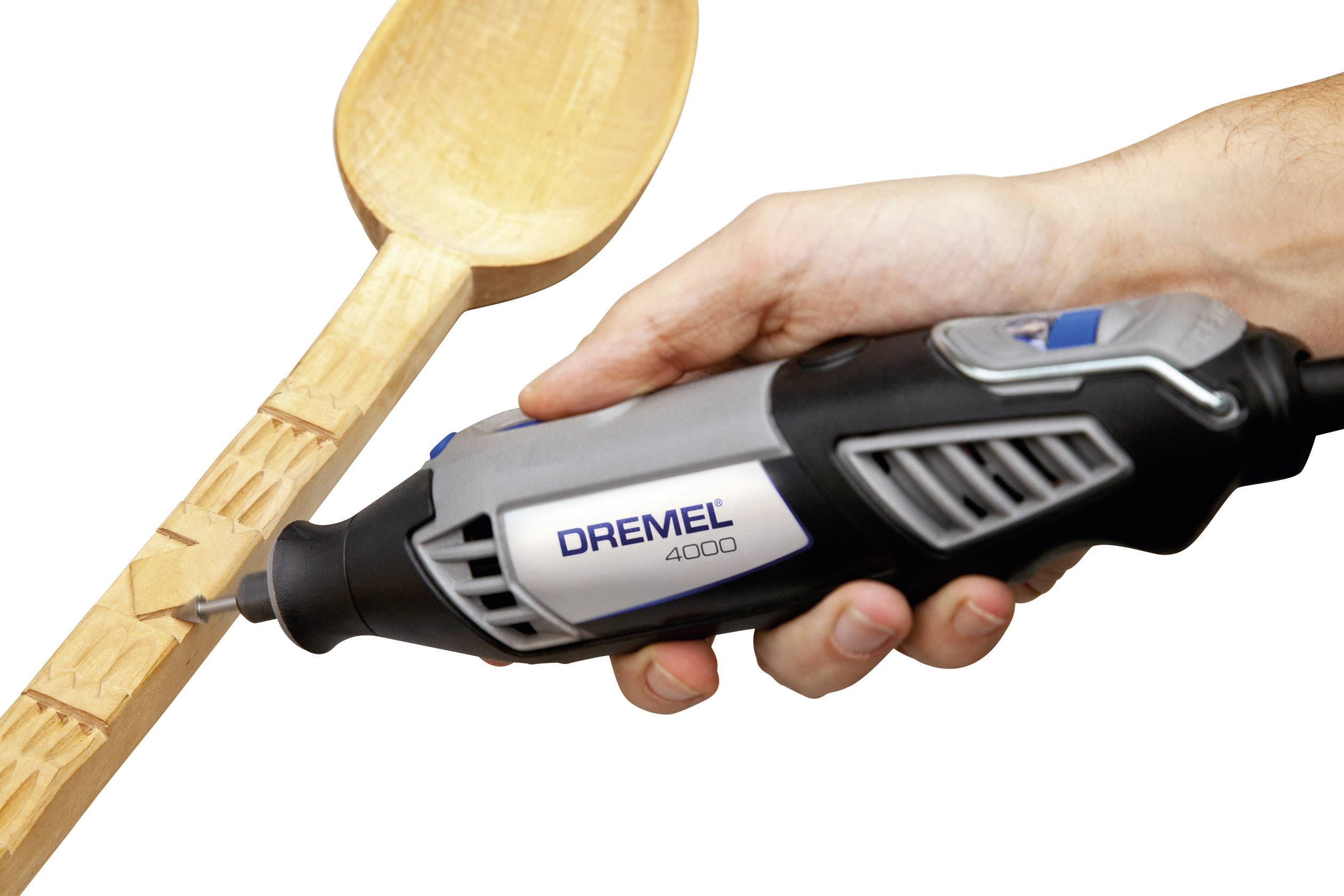 Dremel 4000 Platinum Edition F0134000KE Multifunktionswerkzeug mit Zubehör, inkl. Koffer 135teilig 175W
