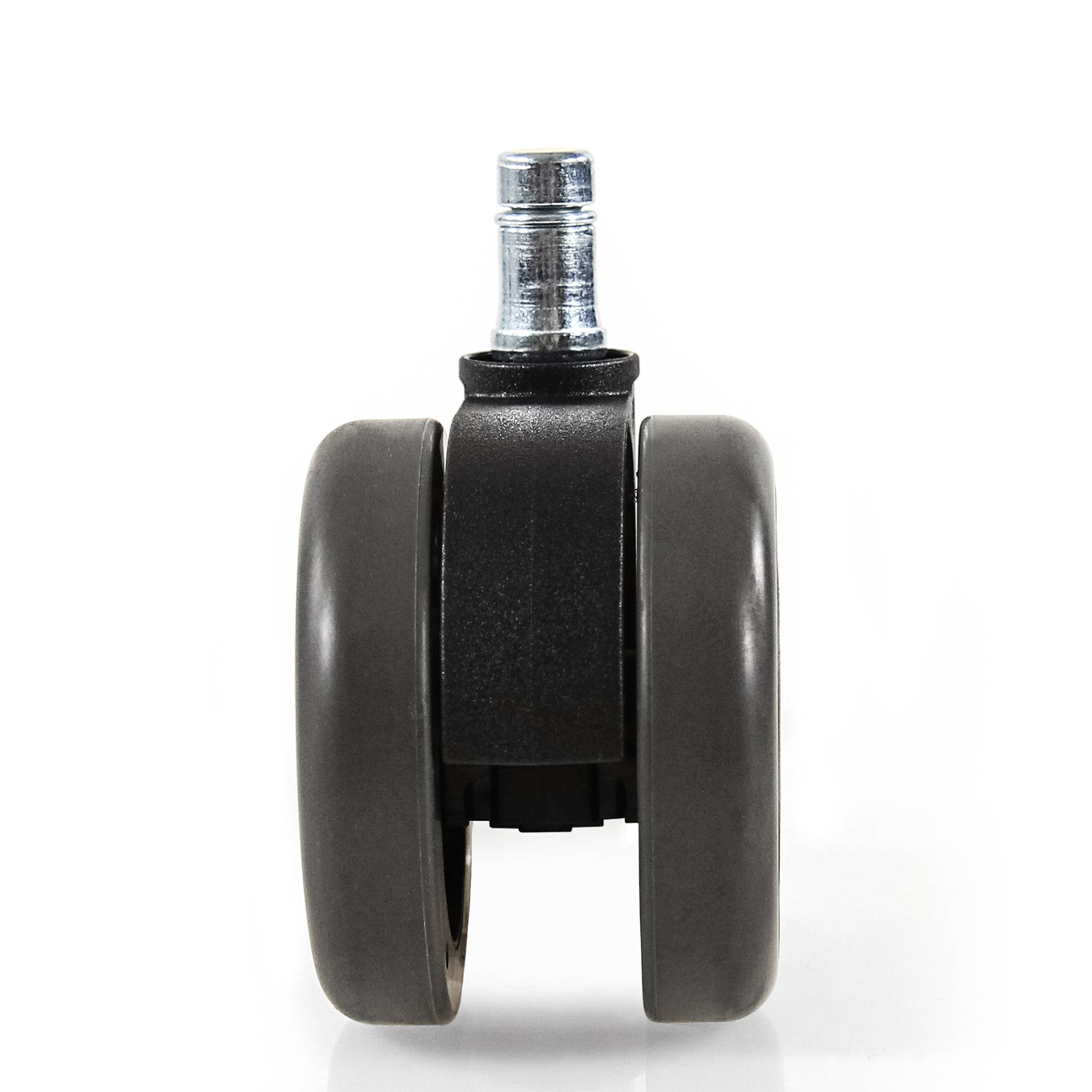 5x ungebremste Rollen ROLO FREE für Hartböden 11mm 65mm (5er Pack)