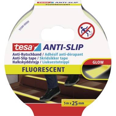 tesa 55580-00000-11 Anti-Rutschband Weiß (L x B) 5 m x 25 mm 1 St.
