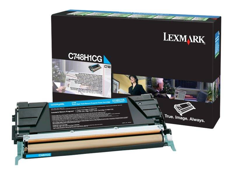 Lexmark Tonerkassette C748H1CG Original Cyan 10000 Seiten C748H1CG