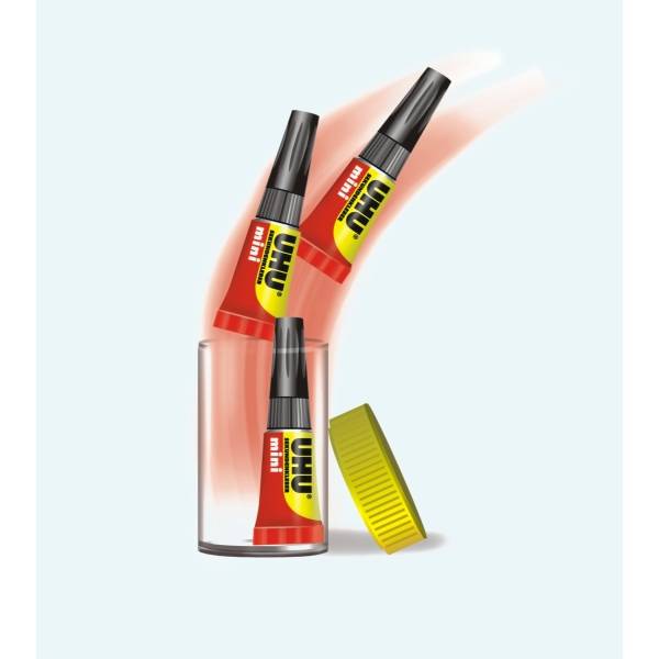 UHU blitzschnell MINIS flüssig Sekundenkleber 45415 3 g
