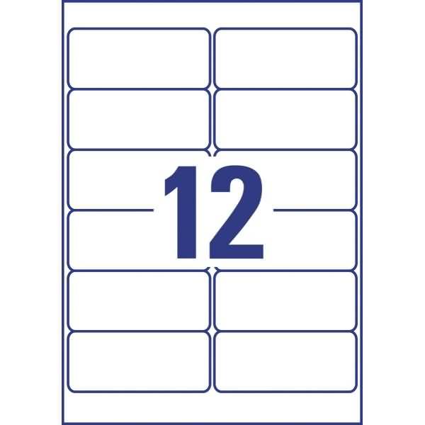 Avery-Zweckform J8177-25 Adress-Etiketten 99.1 x 42.3 mm Papier Weiß 300 St. Permanent haftend Tintenstrahldrucker, Handbeschriftung