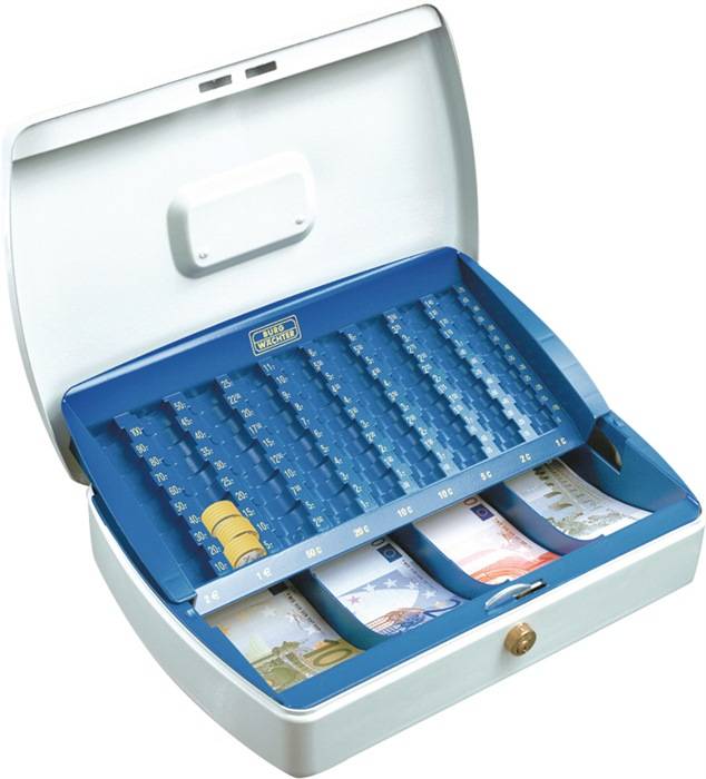 Burg Wächter ZK 2307 EURO Geldkassette (B x H x T) 330 x 75 x 235 mm Weiß