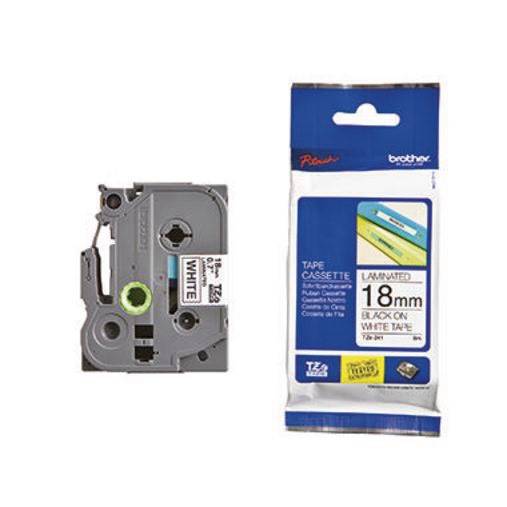 P-touch Schriftbandkassette Maße: 18 mm x 8 m (B x L) Typbezeichnung