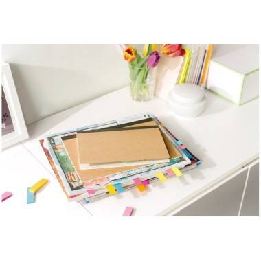Post-it Haftstreifen Page Marker 671-3 25x76mm sortiert 3 St./Pack.