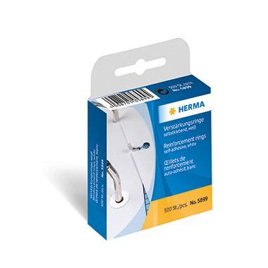 HERMA Lochverstärkungsringe, aus Kunststoff, weiß (6502689)