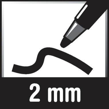STAEDTLER Flipchartmarker Lumocolor 356-9 2mm Rundspitze schwarz