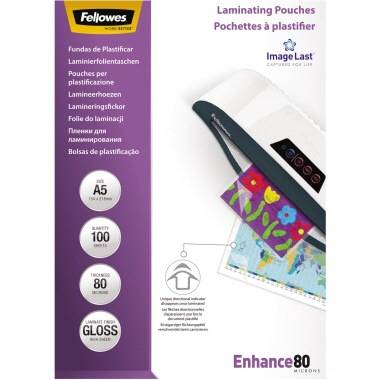 Fellowes Laminierfolientasche, DIN A5, glänzend, 160 mic (5353060)