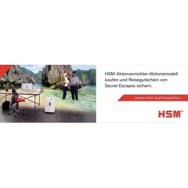 HSM shredstar X15 Aktenvernichter 15 Blatt Partikelschnitt 4 x 37mm P-4 26l Vernichtet auch CDs, DVDs, Heftklammern, Büroklammern