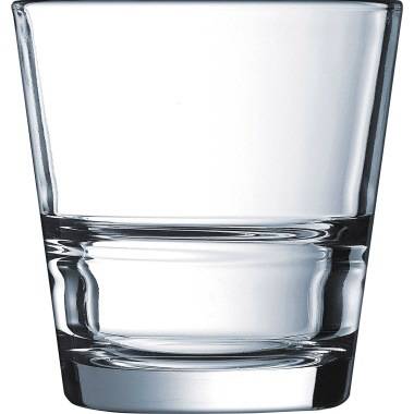 Arcoroc Trinkglas STACK UP 410-878 0,26 / l glasklar 6 St./Pack.