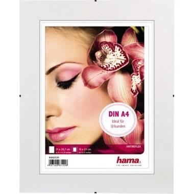 Hama Bilderrahmen Clip-Fix 00063120 21x29,7cm rahmenlos antireflex tr