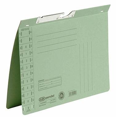 ELBA Pendelhefter 100560089 DIN A4 Amtsheftung 320g Karton grün