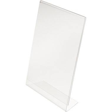Tischaufsteller A4 hoch transparent
