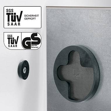 Sigel Glas-Magnettafel Artverum Schwarz (B x H) 100 cm x 65 cm GL140