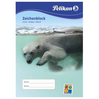 Pelikan C3/20 - Zeichenblock - A3 - 20 Blatt