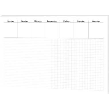 Schreibunterlage Office Liniert & Kariert 480x330mm 30 Blatt