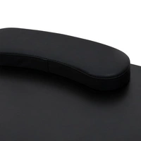 Klappbarer Maniküre-Tisch mit Rollen Schwarz Klappbarer Maniküre-Tisch mit Rollen Schwarz