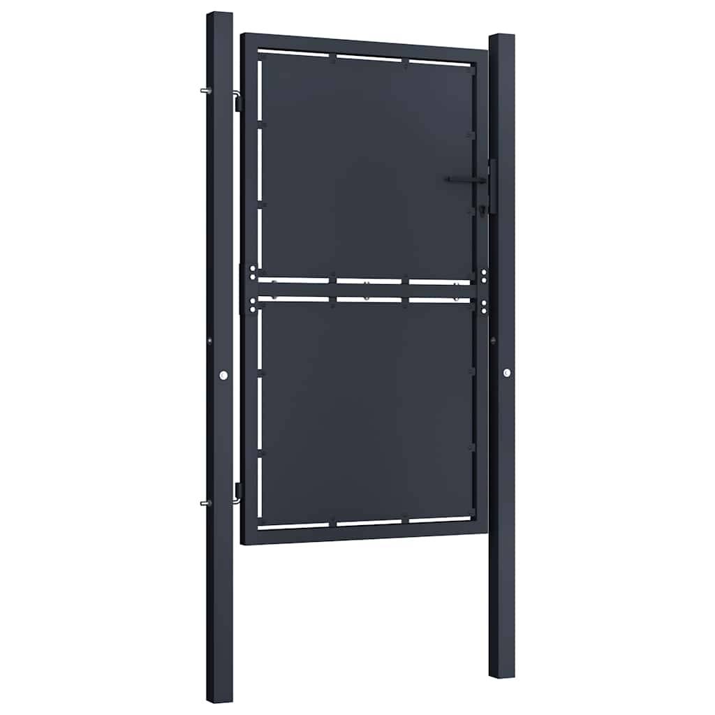 vidaXL Gartentor Stahl 100×125 cm Anthrazit