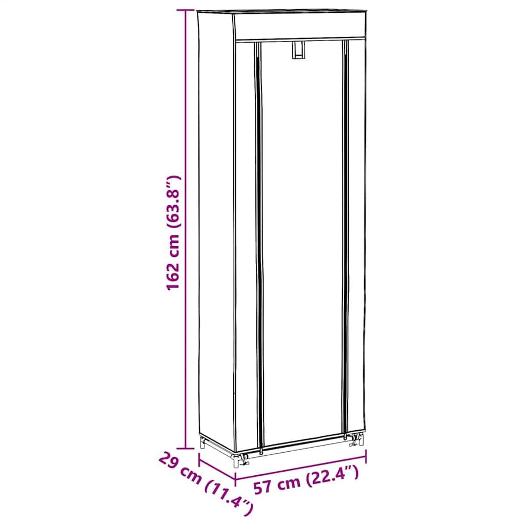 Schuhschrank Schuhregal 8 Schicht 57 x 29 x 162 cm