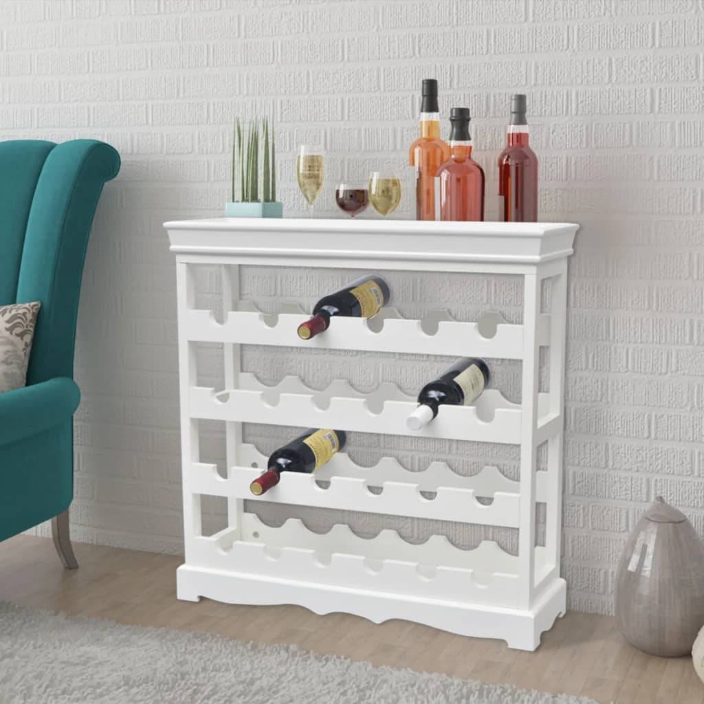 vidaXL Weinschrank Abreu Weiß