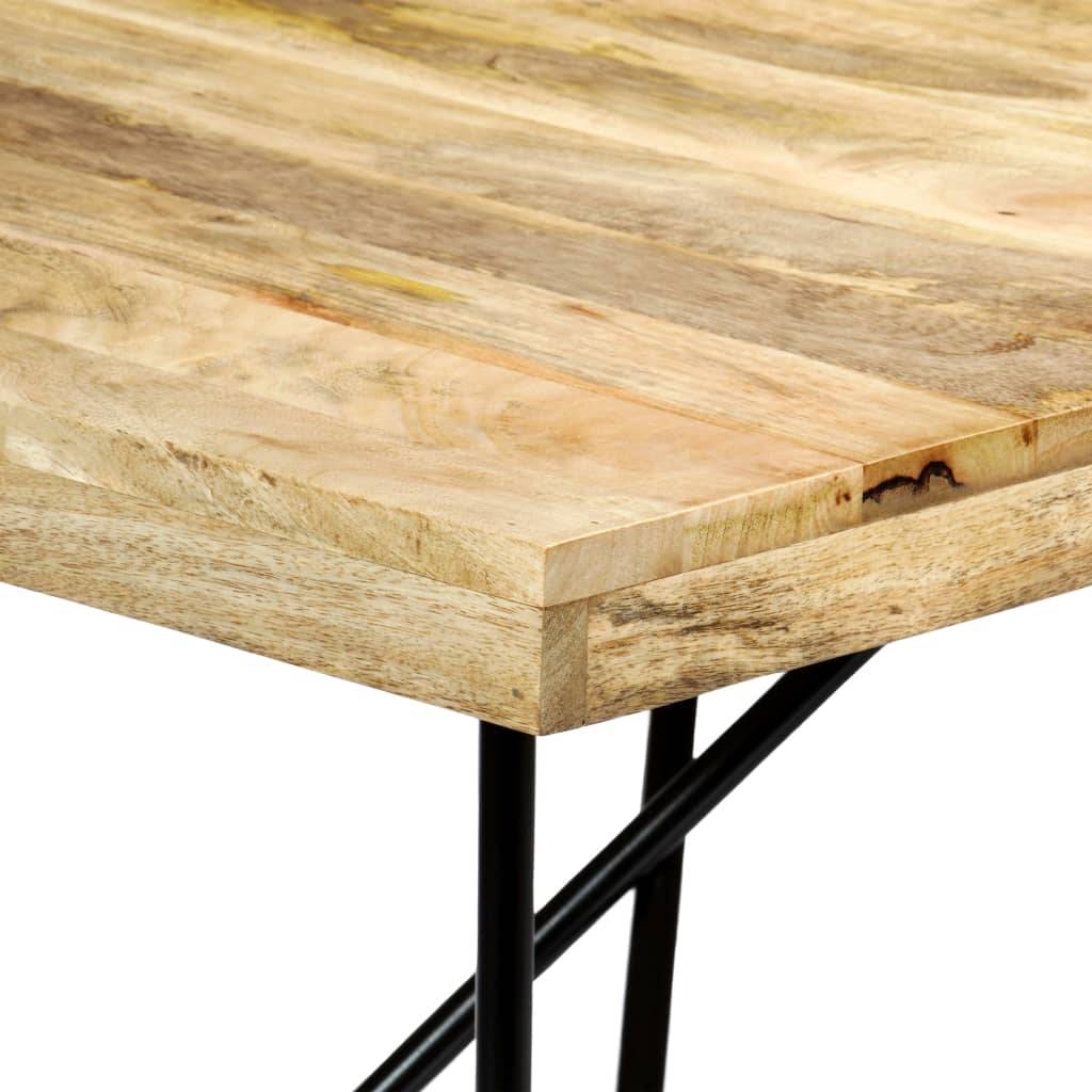 vidaXL Esstisch 180×90×76 cm Mango Massivholz