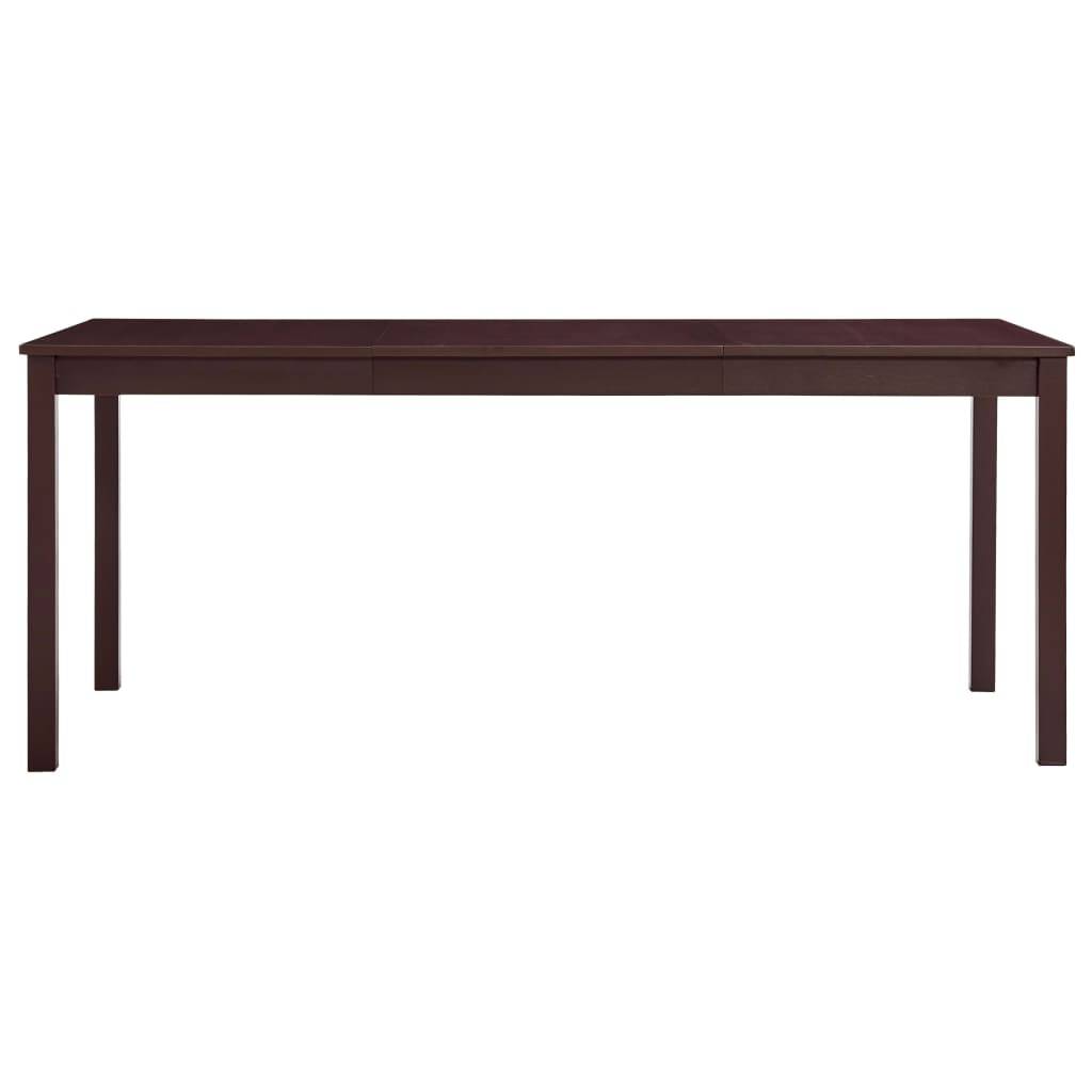vidaXL Esstisch Dunkelbraun 180 x 90 x 73 cm Kiefernholz