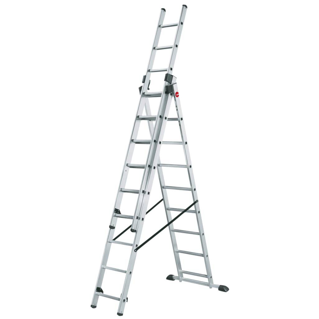 Hailo Alu-Kombileiter ProfiStep 3-teilig 263 cm 7309-007
