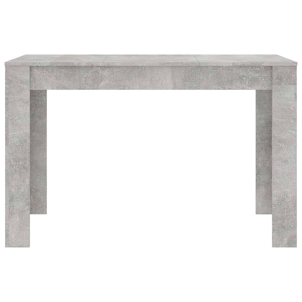 vidaXL Esstisch Betongrau 120x60x76 cm Holzwerkstoff