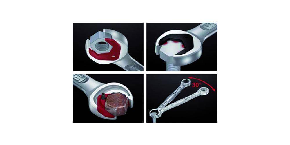 Wera 05073282001 Joker Ring-Maulschlüssel Schlüsselweite (Zoll) 7/16"