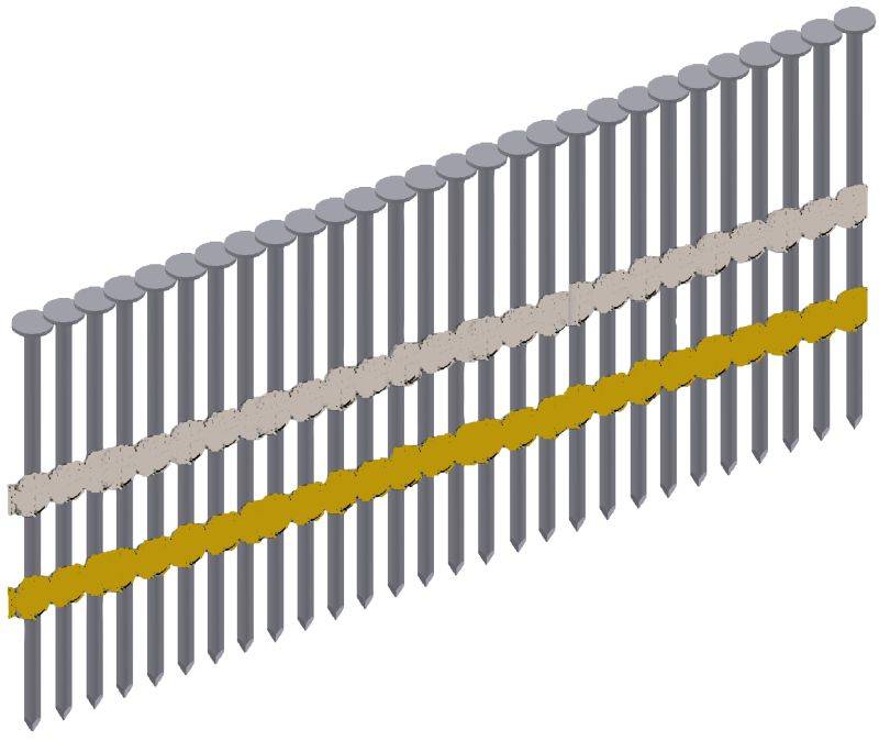 PREBENA Rundkopf-Nägel für 8F-RK100 (PK( 3000)NÄGEL RK28X 65MM BK)
