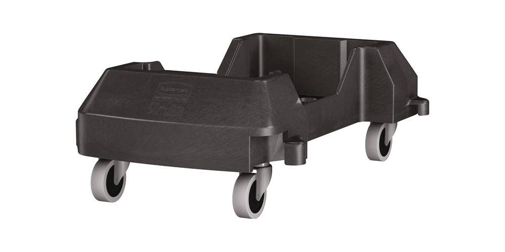 Rubbermaid Transportroller Slim Jim 1980602 Kunststoff schwarz
