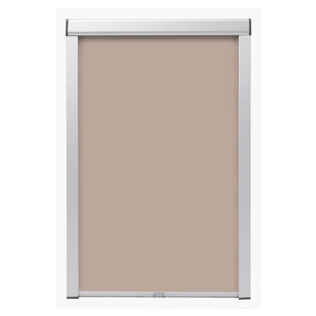 vidaXL Verdunkelungsrollo Beige MK04