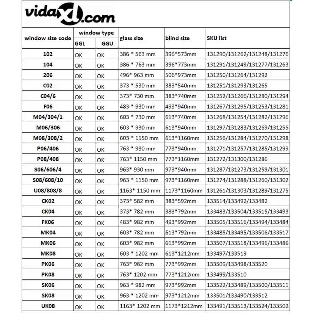 vidaXL Verdunkelungsrollo Beige MK04