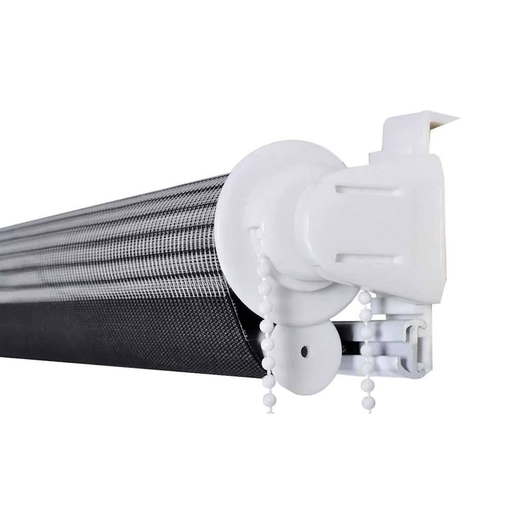 Doppelrollo Seitenzug 80 x 150 cm schwarz