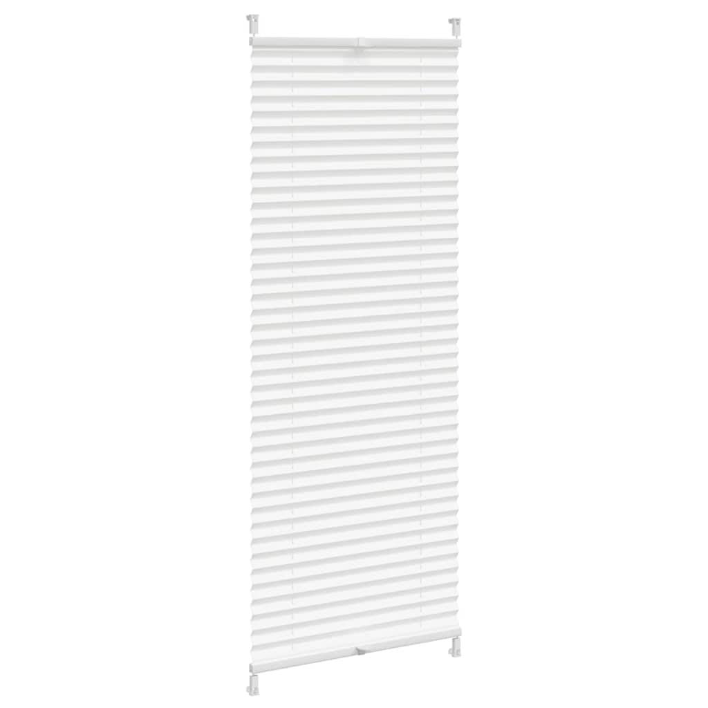 Plissee Faltrollo Rollo Plisseerollo 50x150cm Weiß